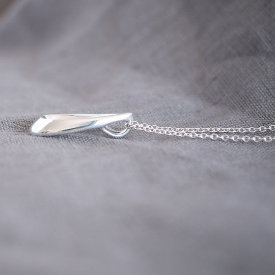 Vanessa Open Teardrop Pendant Necklace