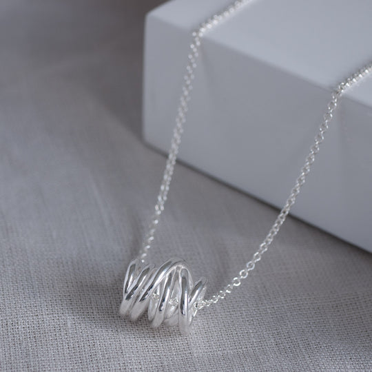 Carolyn Swirl Pendant Necklace