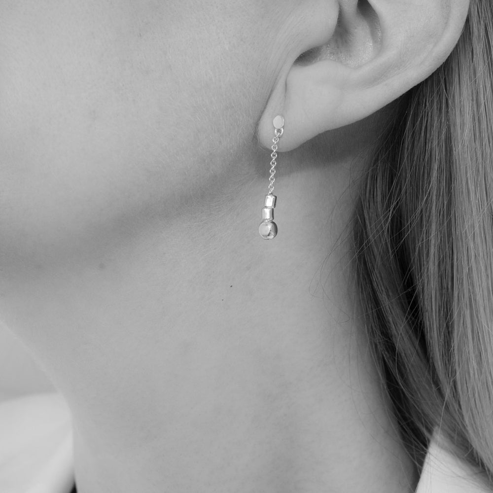 Endless cubes Short Drop Earrings