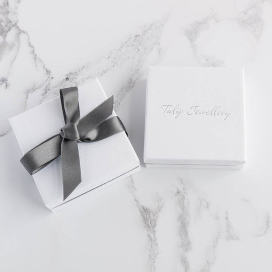 Endless Silver Cube Trio Necklace