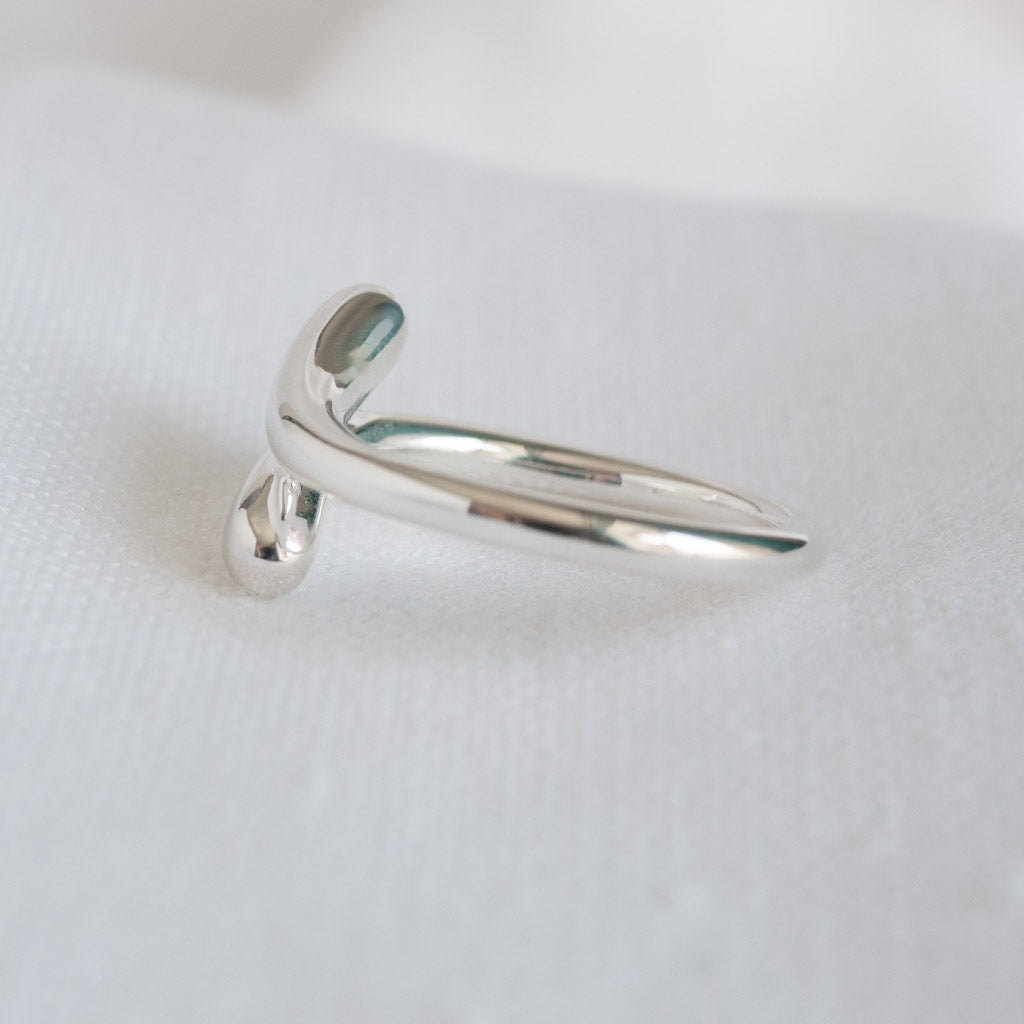 Hannah Teardrop Sterling Silver Ring for Women