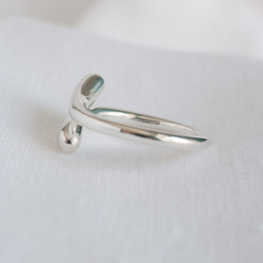Hannah Teardrop Sterling Silver Ring for Women