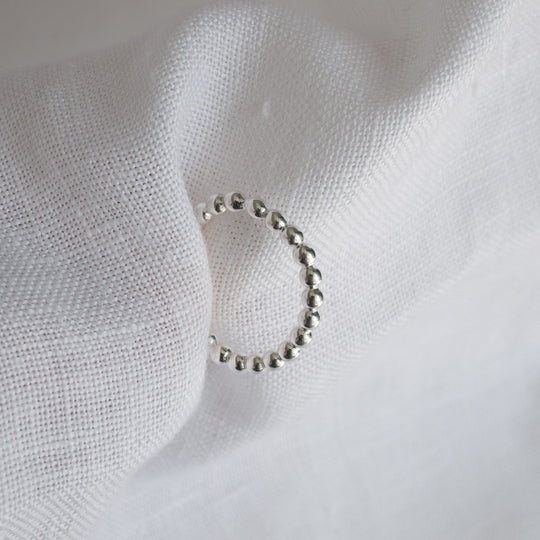 Lena Sterling Silver Dot Stacking Ring