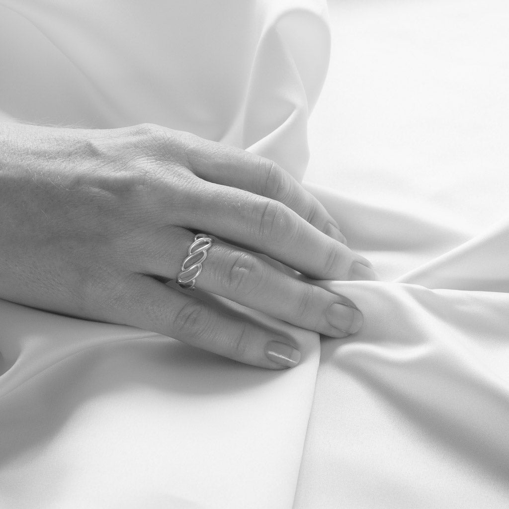 Katherine Sterling Silver Braid Ring