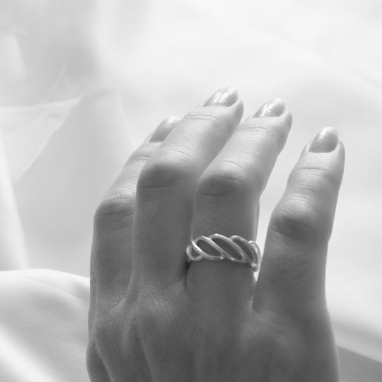 Katherine Sterling Silver Braid Ring