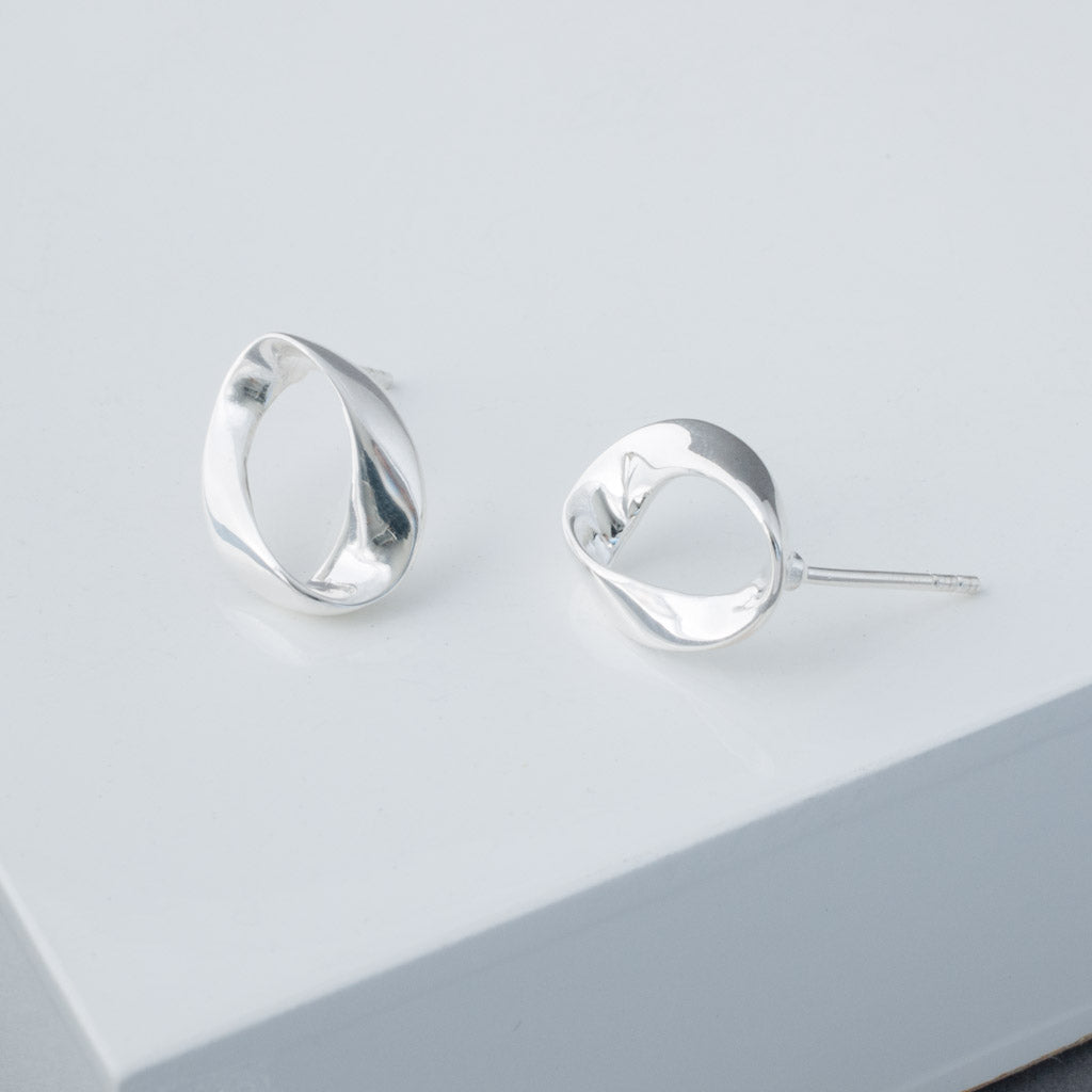 Helene Mobius Sterling Silver Stud Earringss