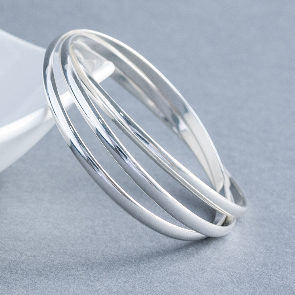 Sterling silver russian bangle Sterling silver russian bangle