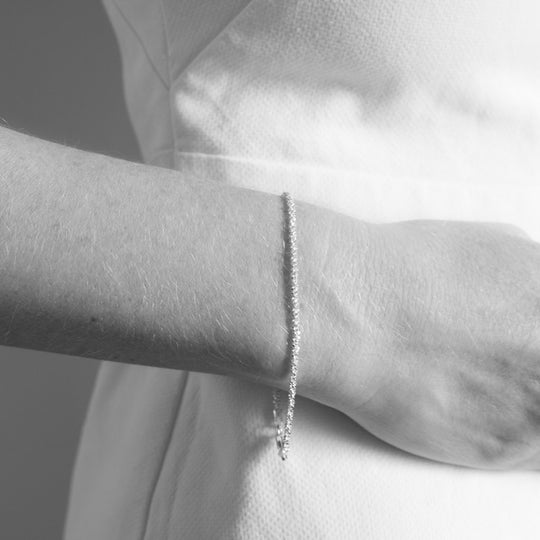 Delicate Sterling Silver Stardust Bracelet