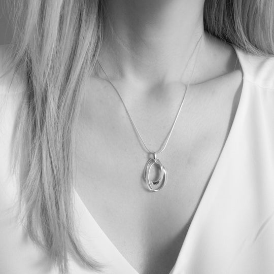 Diana Sterling Silver Swirl Pendant